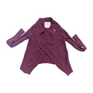 Hollister sweater Small cable knitr rabbit hair blend babydoll bella elena Y2K